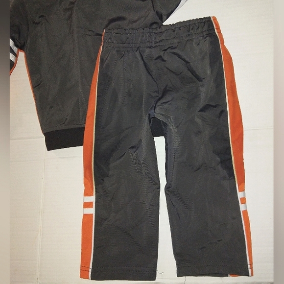 L@@K! Fabulous 24MO Gray/Orange/White adorable NEW BALANCE Tracksuit Athletic - Picture 14 of 15